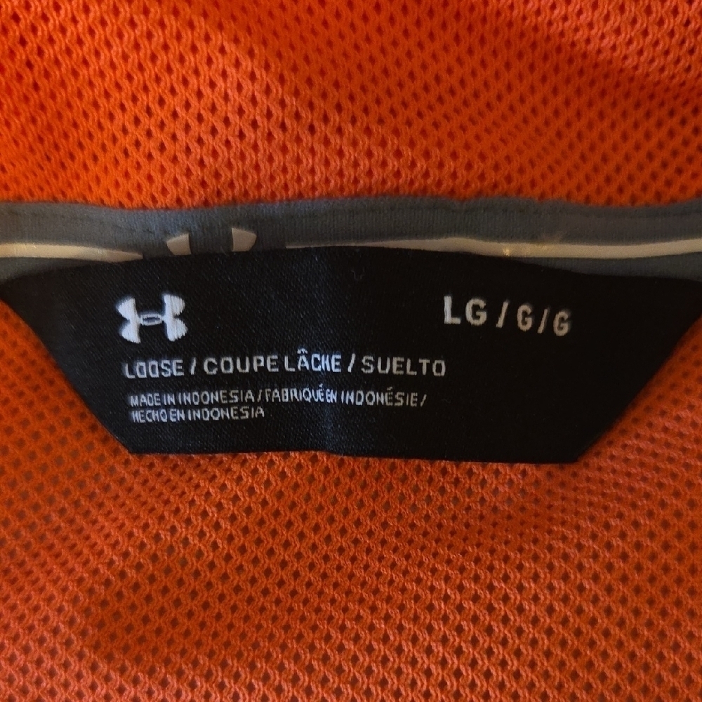 Under Armour Colorblock Jacket - Orange, Red, Gray - Picture 3 of 4